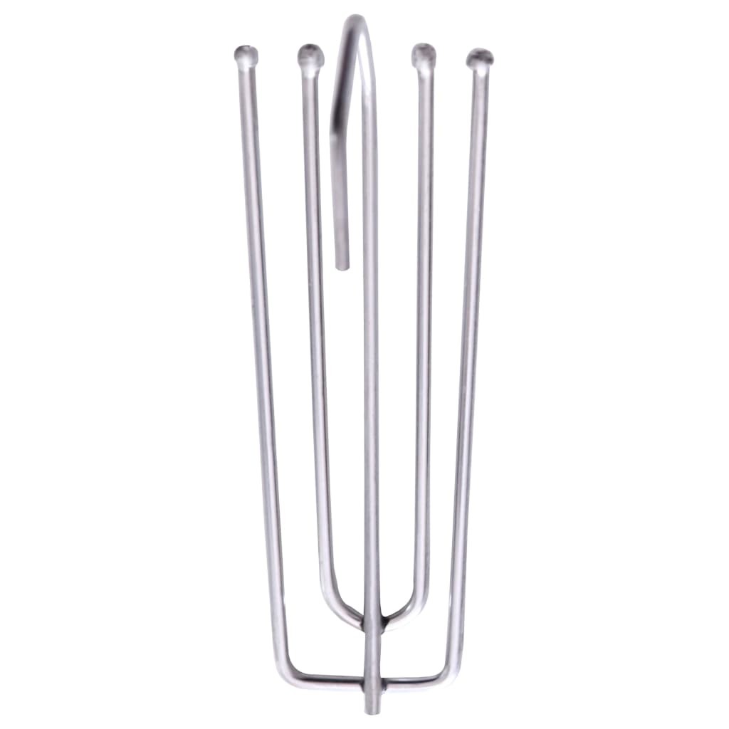 vidaXL Blackout Curtains with Hooks 2 pcs Grey 140x245 cm